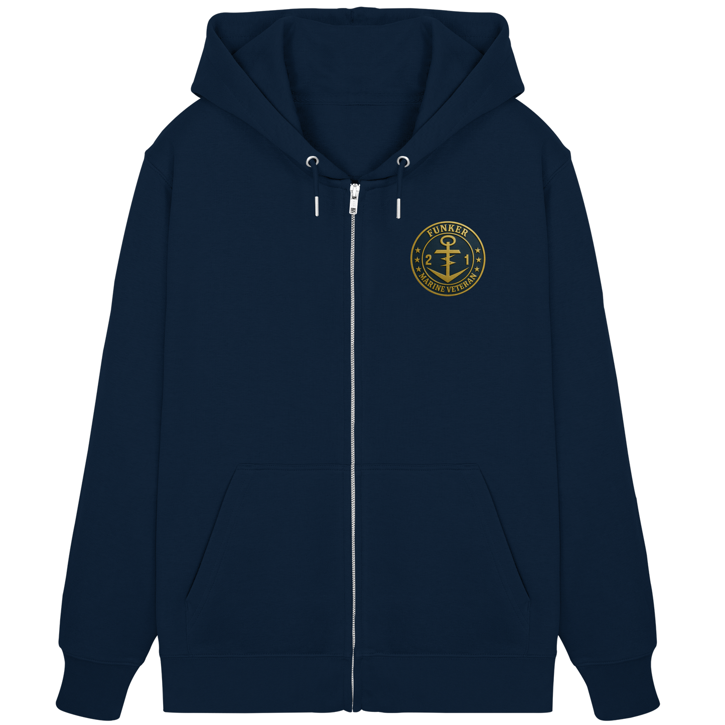 Marine Veteran 21er FUNKER - Metalleffekt - Organic Zipper