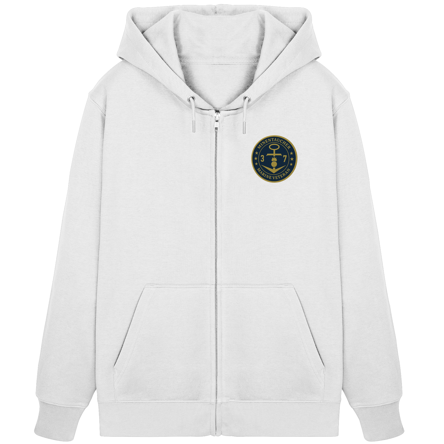 Marine Veteran 37er MINENTAUCHER - Metalleffekt - Organic Zipper
