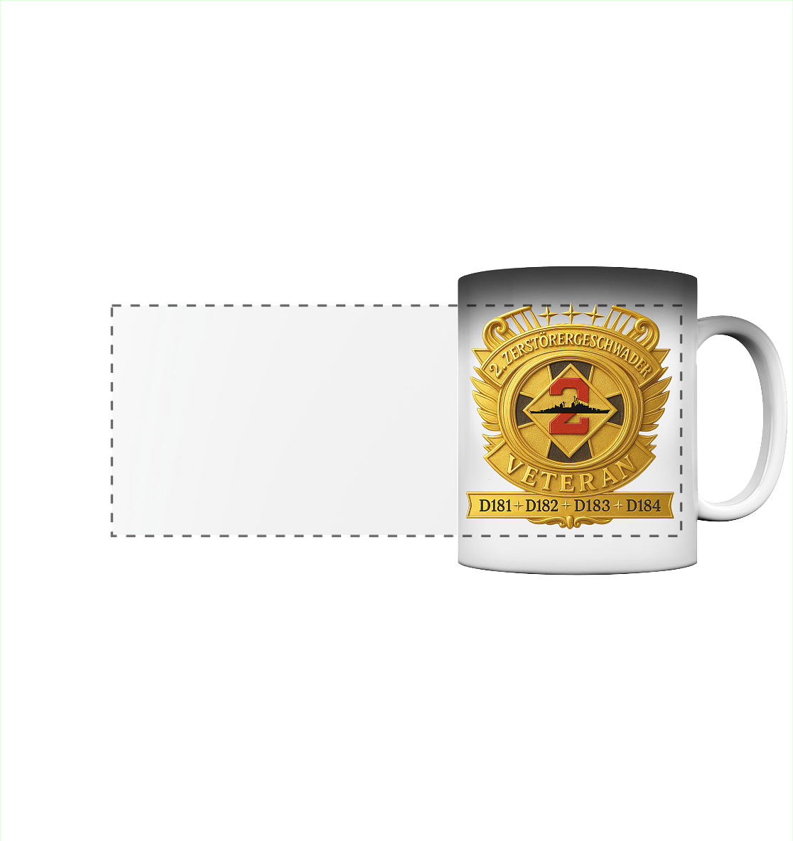 2. Zerstörergeschwader - Veteran - Panorama Magic Mug