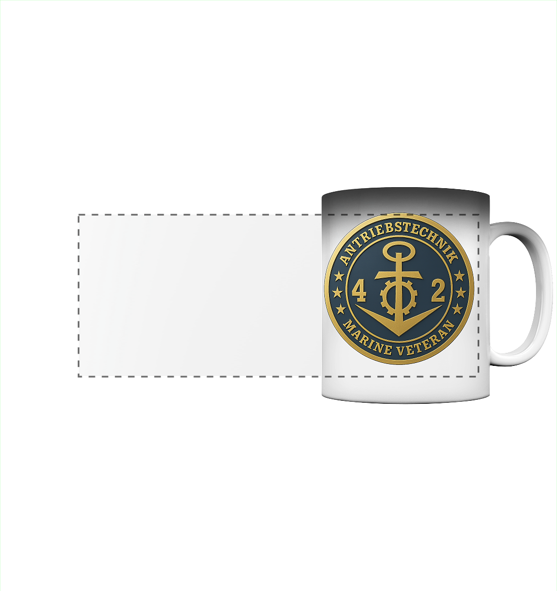 Marine Veteran 42er ANTRIEBSTECHNIK - Metalleffekt - Panorama Magic Mug