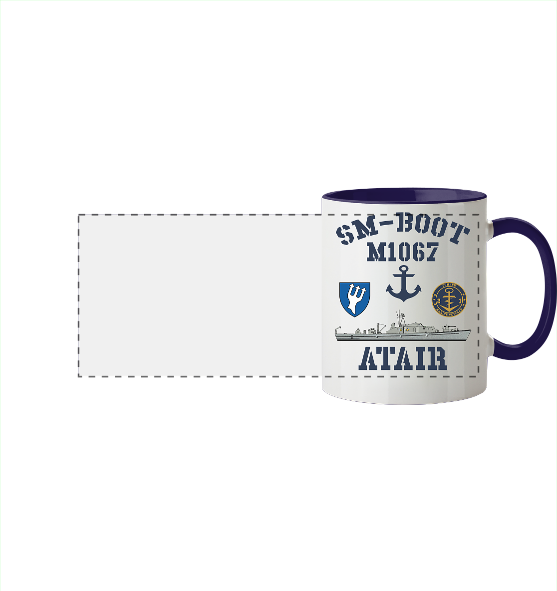 SM-Boot M1067 ATAIR - Panorama Tasse zweifarbig