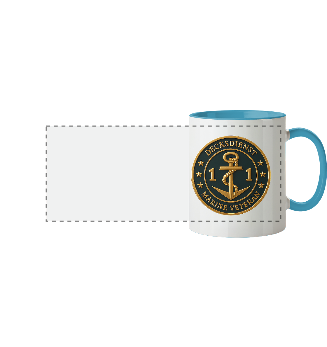 Verwendungsreihe 11 DECKSDIENST - Panorama Tasse zweifarbig