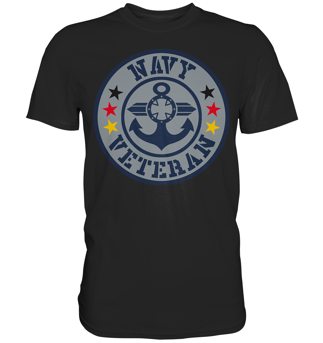 NAVY VETERAN Sterne - Premium Shirt