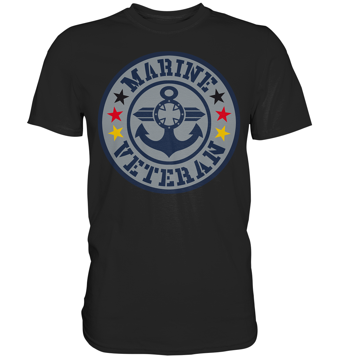 MARINE VETERAN Sterne - Premium Shirt