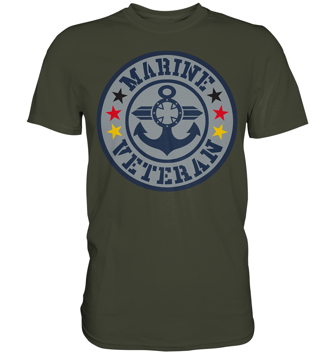 MARINE VETERAN Sterne - Premium Shirt