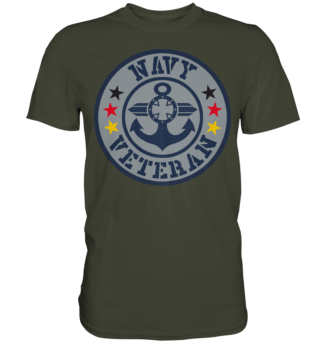 NAVY VETERAN Sterne - Premium Shirt