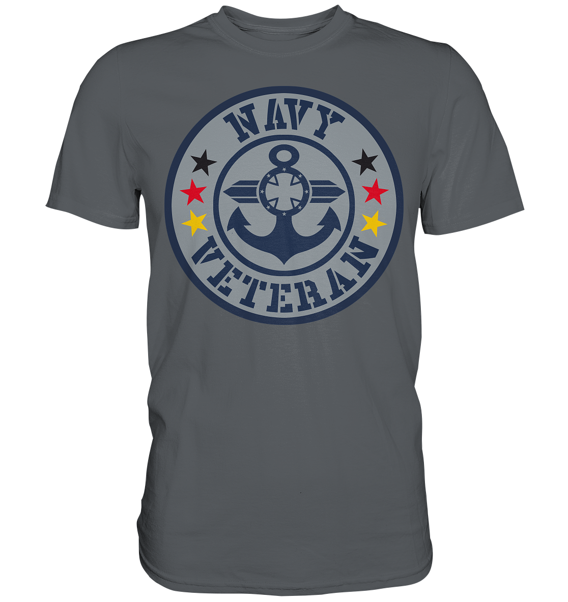 NAVY VETERAN Sterne - Premium Shirt