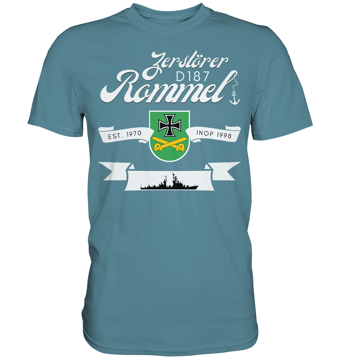 Zerstörer D187 ROMMEL EST. 1970 - Premium Shirt