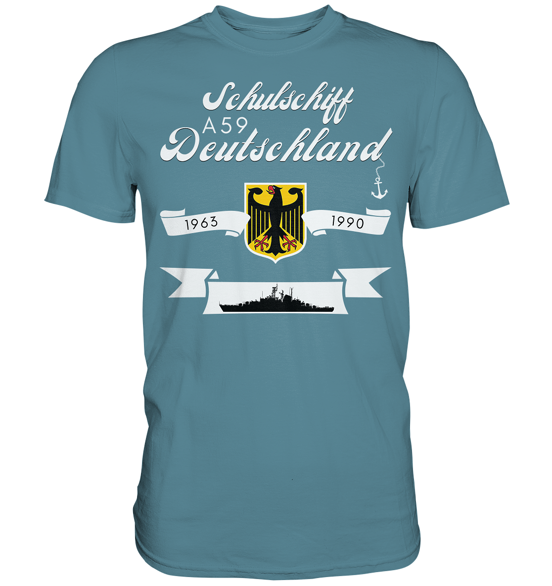 Schulschiffe A59 DEUTSCHLAND 1963-1990 - Premium Shirt