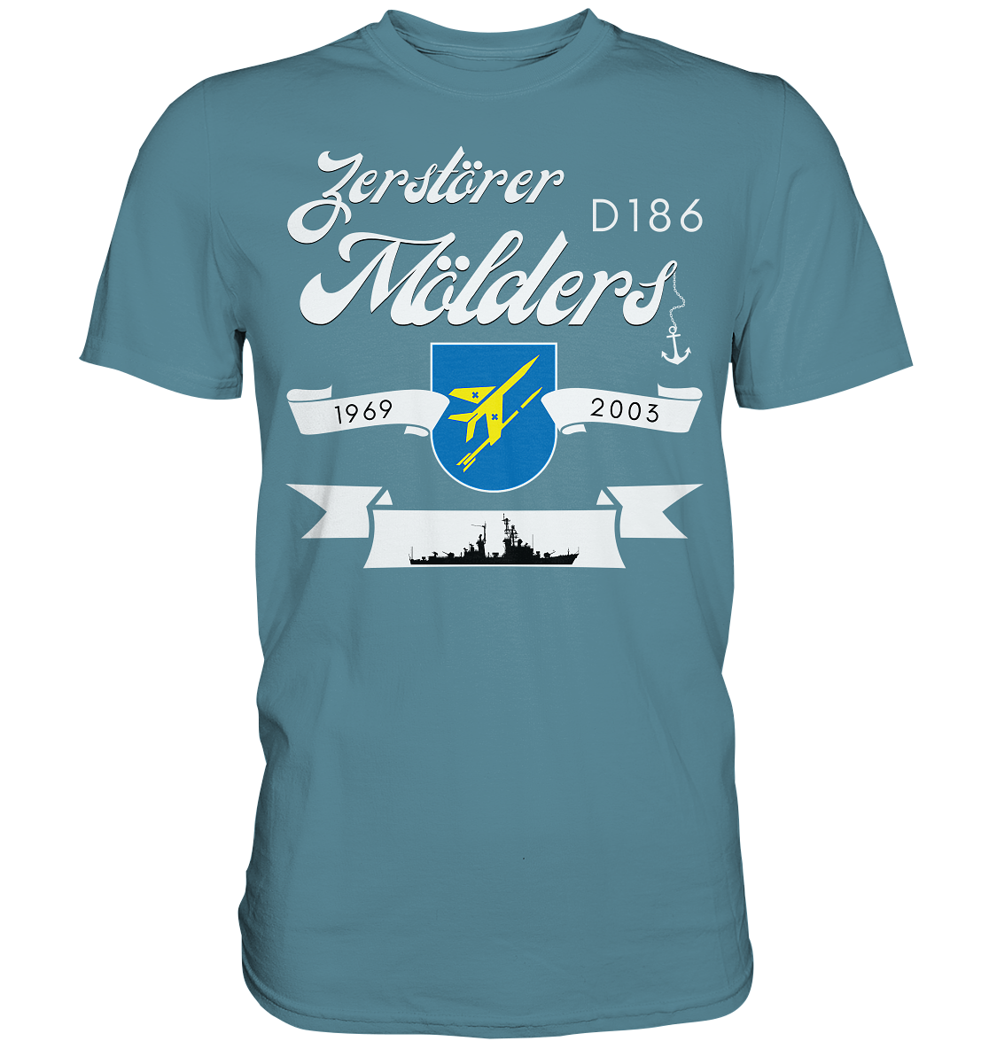 Zerstörer D186 MÖLDERS 1969-2003 - Premium Shirt
