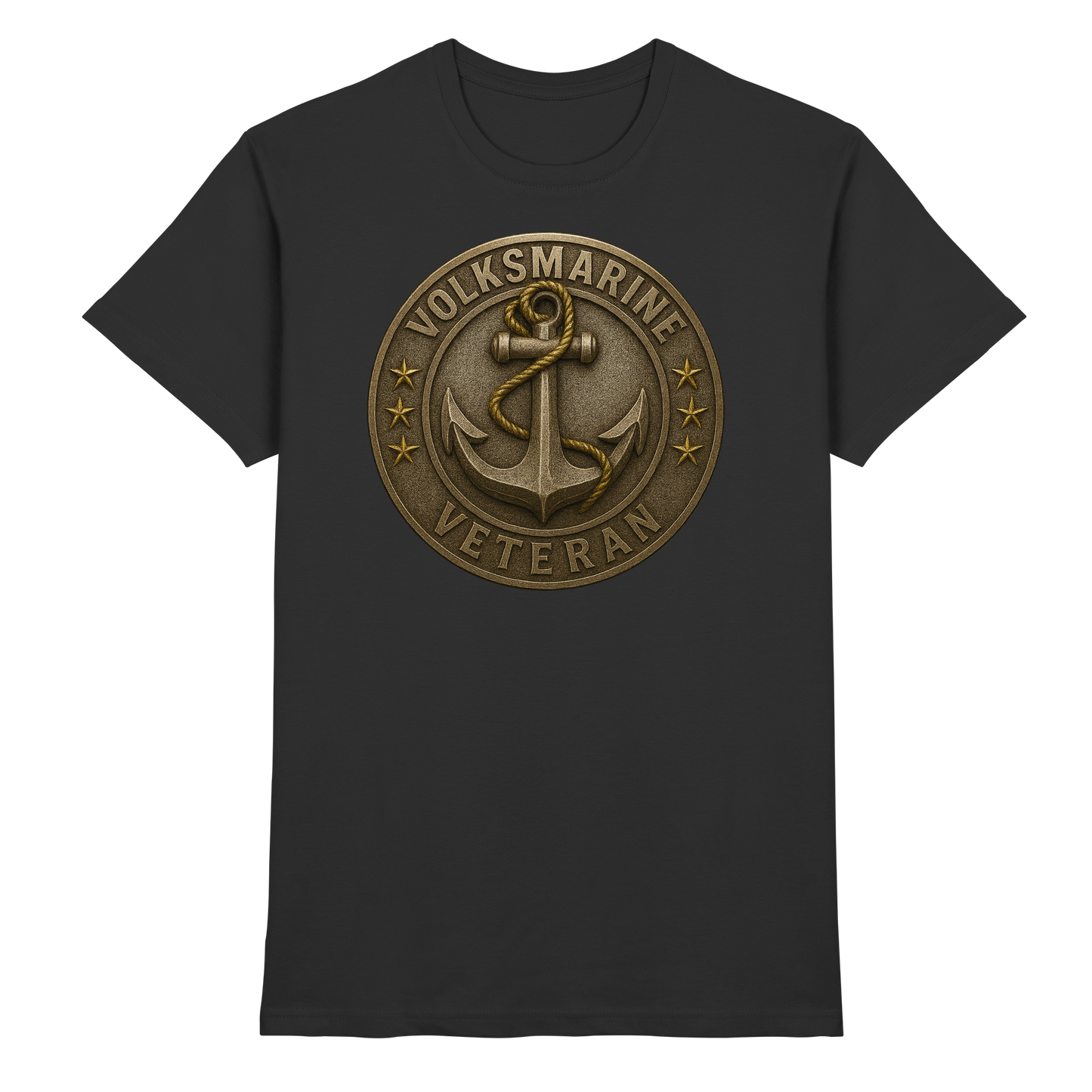 Volksmarine Veteran - Metalleffekt - Premium Shirt
