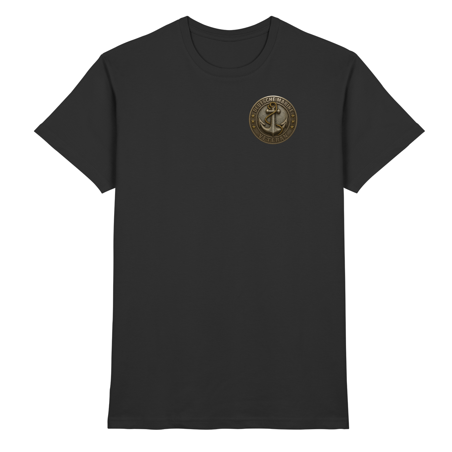 Deutsche Marine Veteran - Metalleffekt - Premium Shirt
