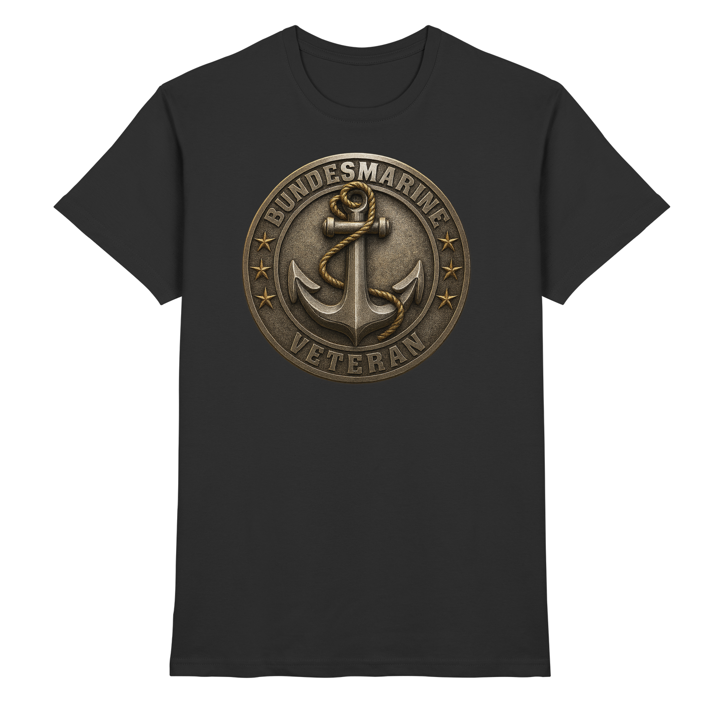 Logo BUNDESMARINE - Metalleffekt - Premium Shirt