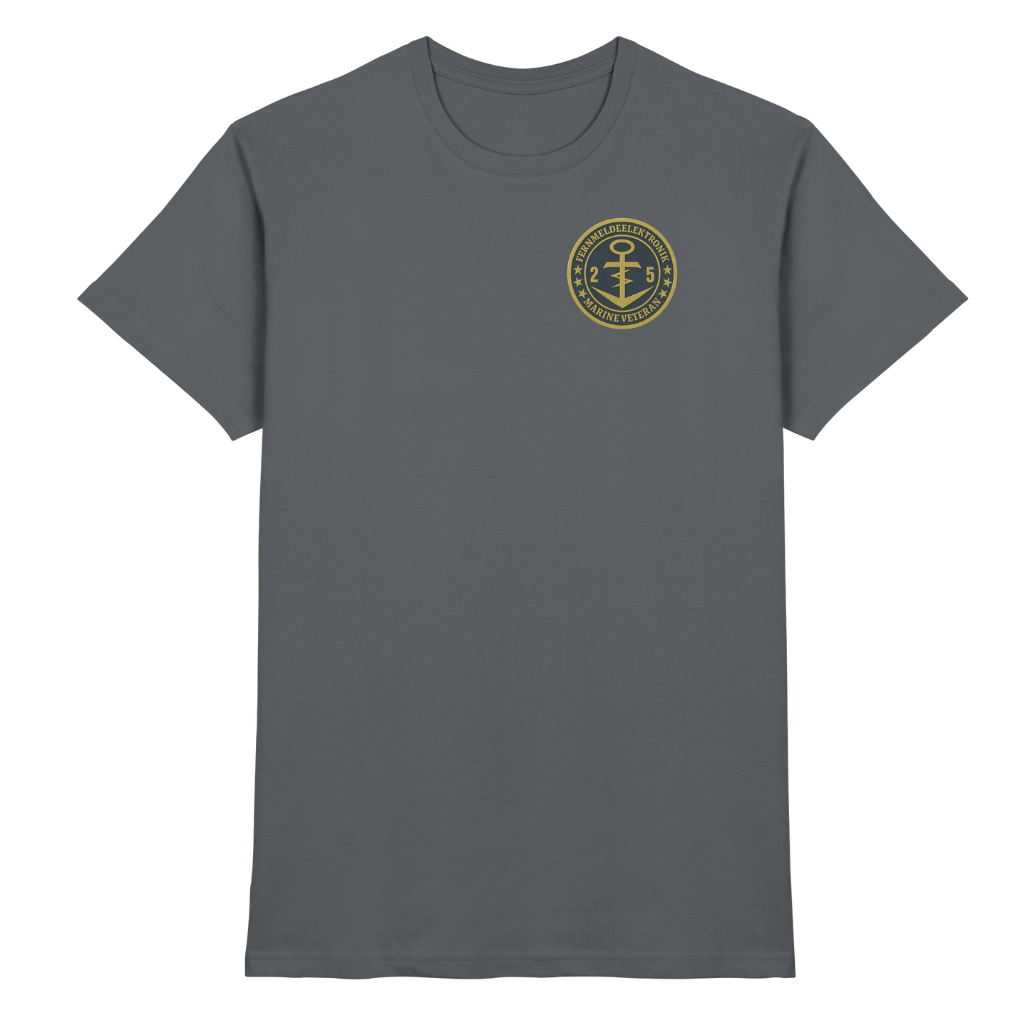 Marine Veteran 25er FERNMELDEELEKTRONIK- Metalleffekt - Premium Shirt