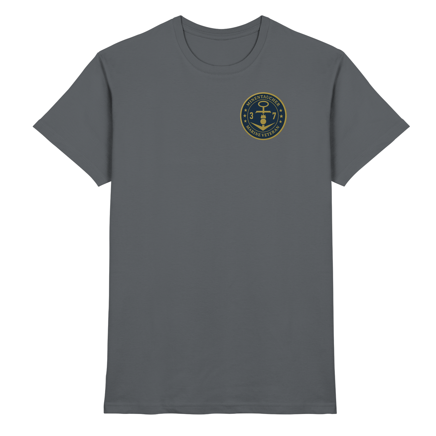 Marine Veteran 37er MINENTAUCHER - Metalleffekt - Premium Shirt
