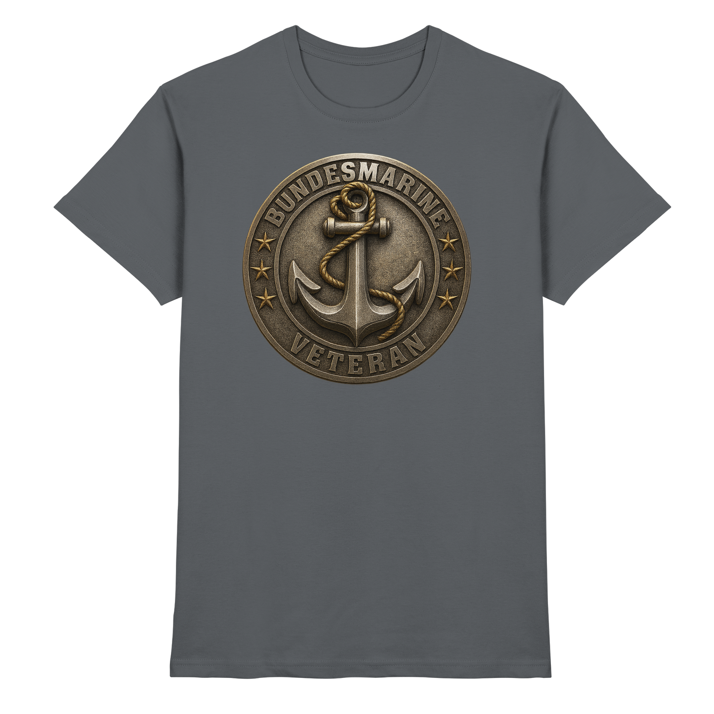 Logo BUNDESMARINE - Metalleffekt - Premium Shirt