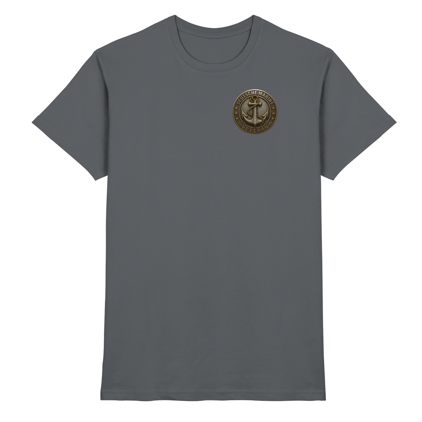 Deutsche Marine Veteran - Metalleffekt - Premium Shirt