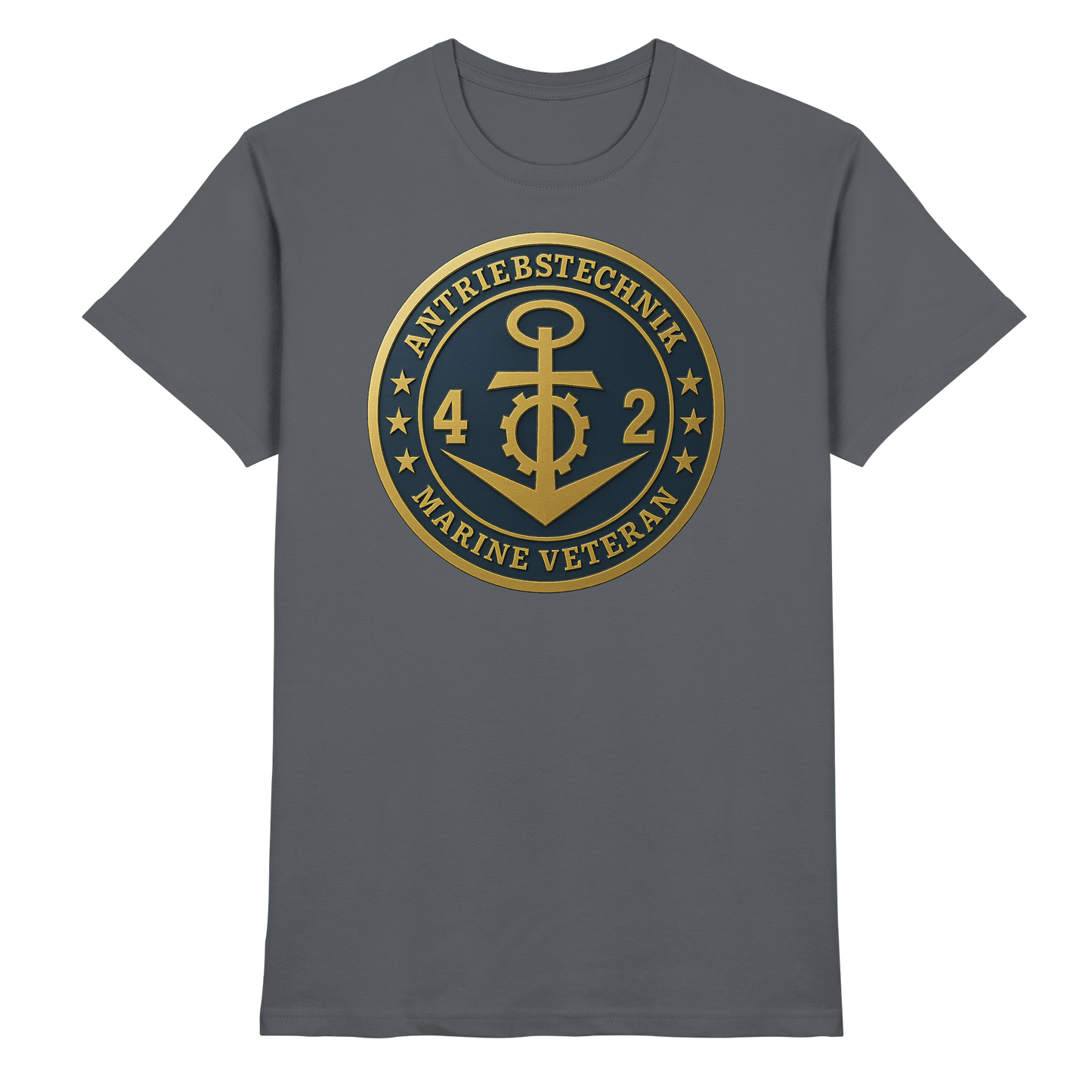 Marine Veteran 42er ANTRIEBSTECHNIK - Metalleffekt - Premium Shirt