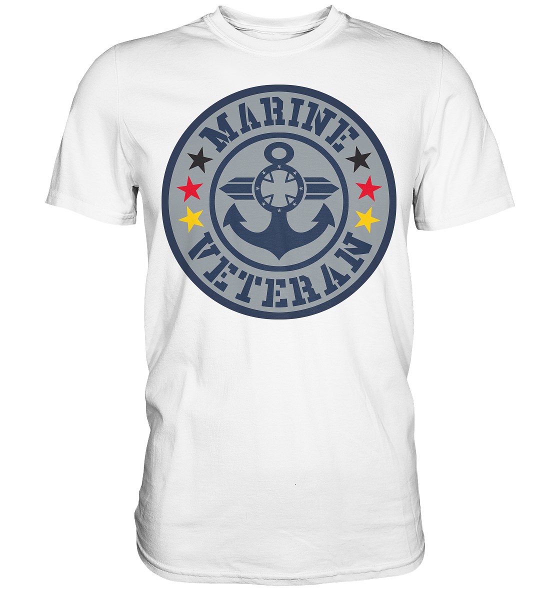 MARINE VETERAN Sterne - Premium Shirt