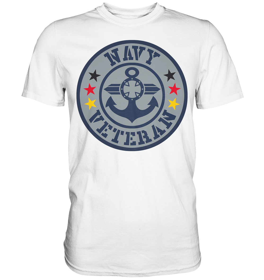 NAVY VETERAN Sterne - Premium Shirt