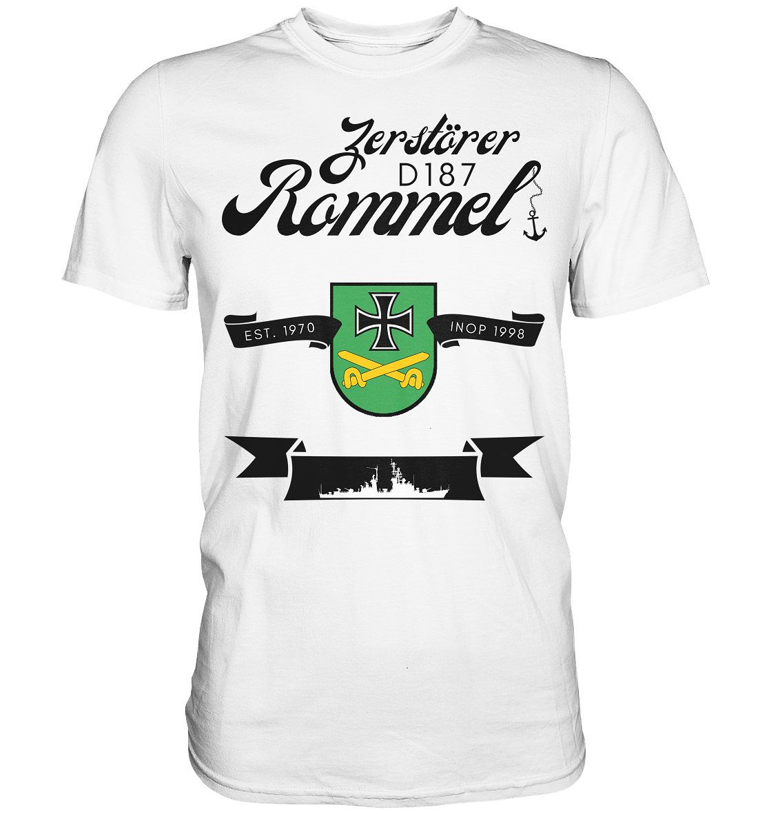 Zerstörer D187 ROMMEL EST. 1970 - Premium Shirt
