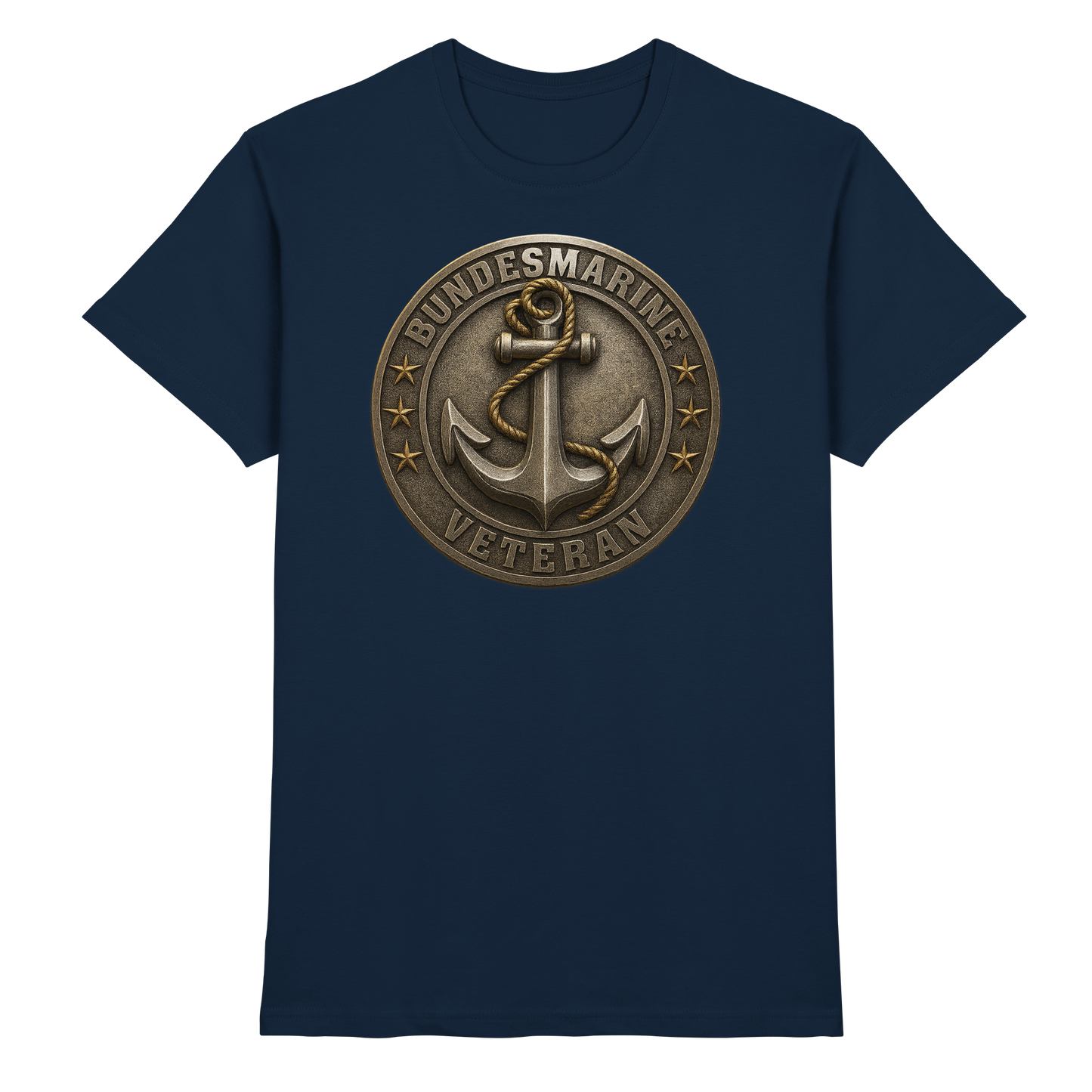 Logo BUNDESMARINE - Metalleffekt - Premium Shirt
