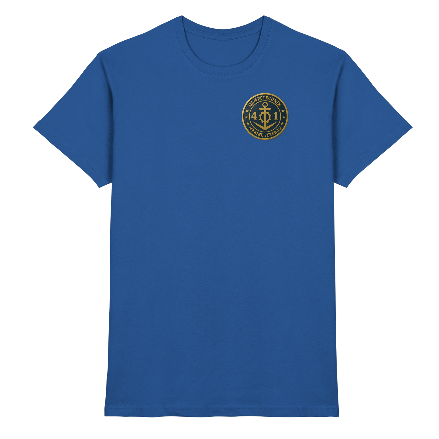 Marine Veteran 41er DAMPFTECHNIK - Metalleffekt - Premium Shirt