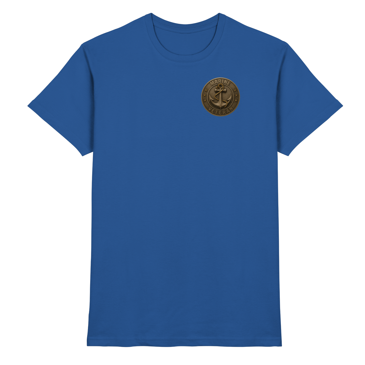 Marine Veteran - Metalleffekt - Premium Shirt