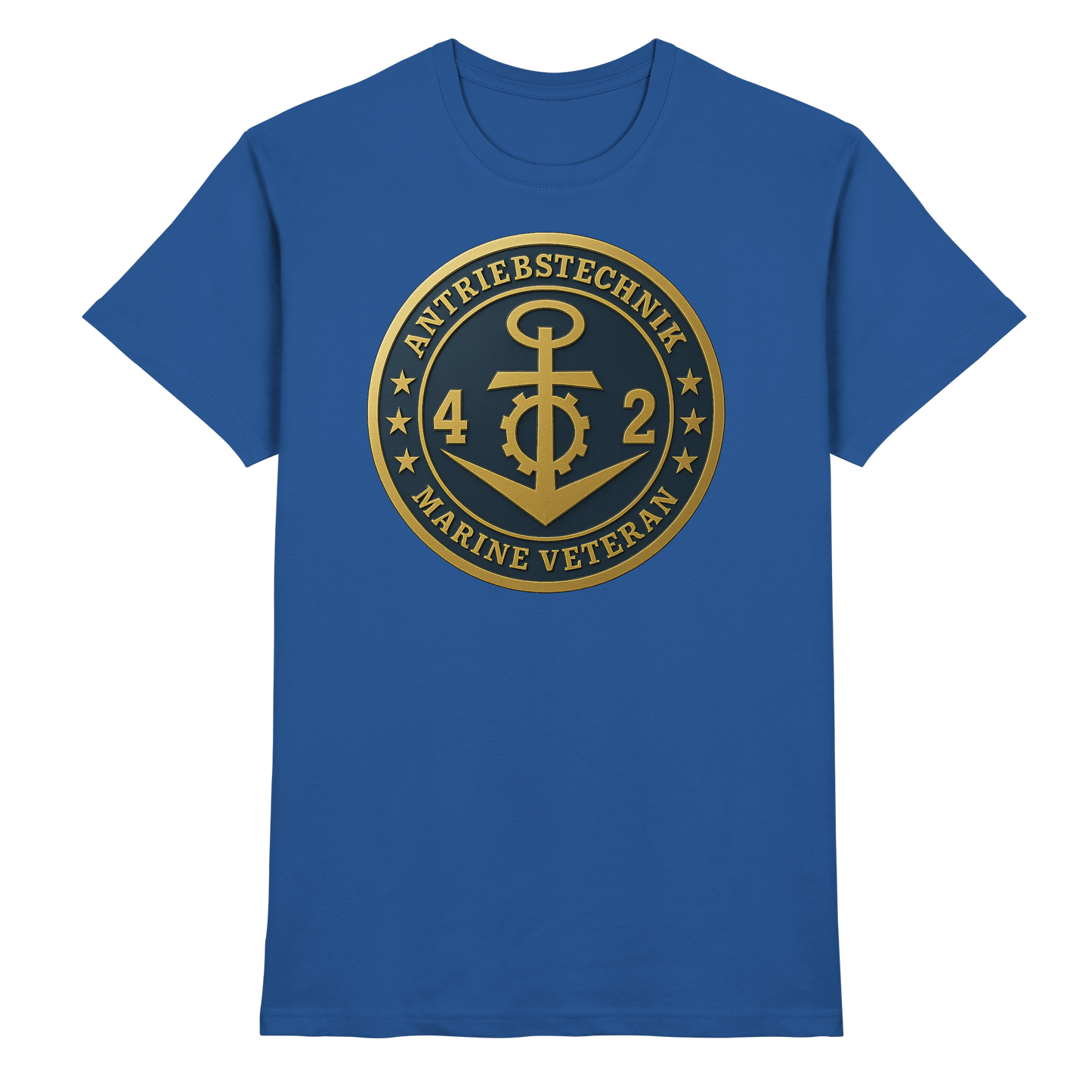 Marine Veteran 42er ANTRIEBSTECHNIK - Metalleffekt - Premium Shirt