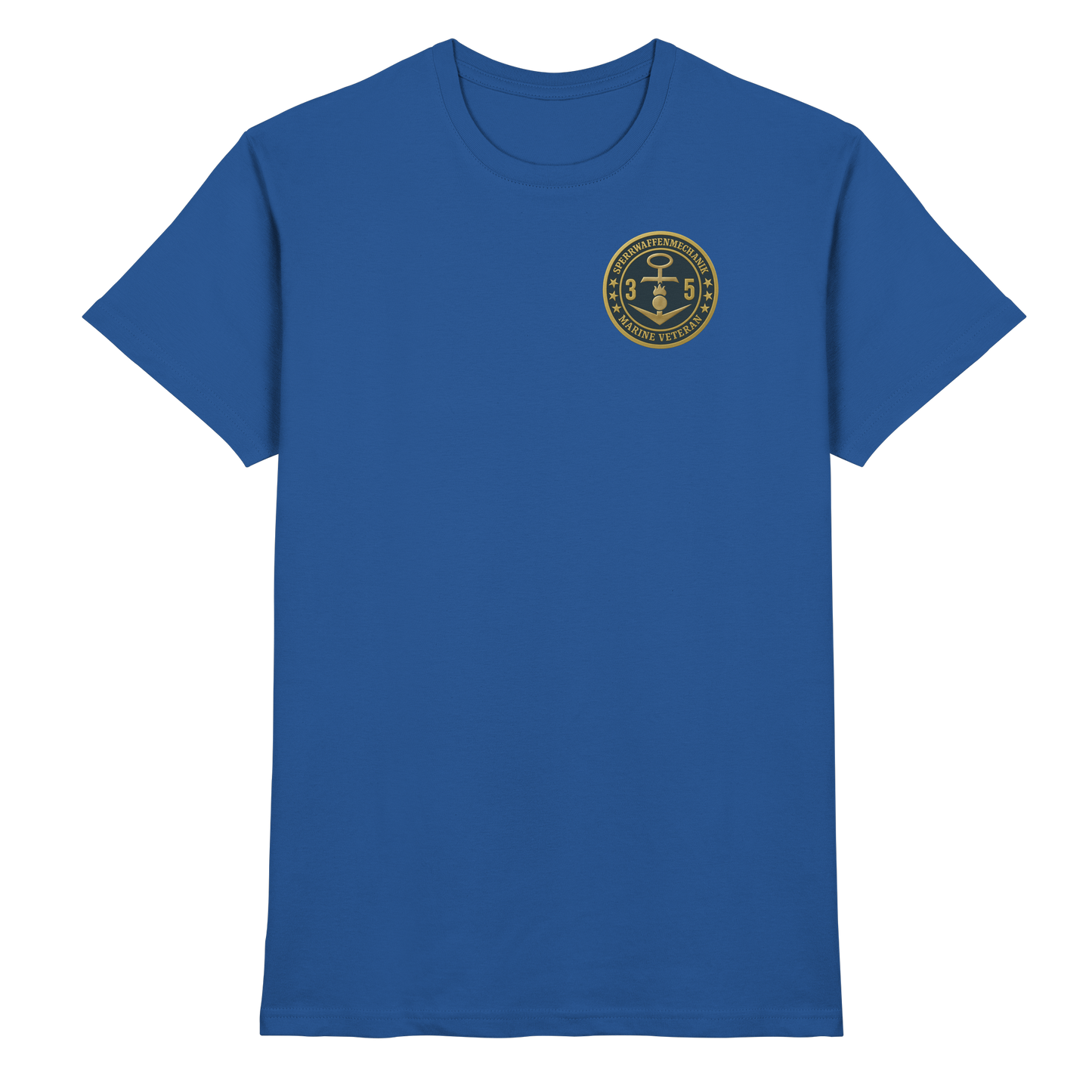Marine Veteran 35er SPERRWAFFENMECHANIK - Metalleffekt - Premium Shirt