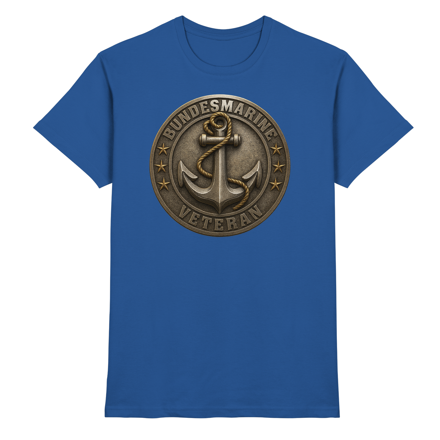 Logo BUNDESMARINE - Metalleffekt - Premium Shirt