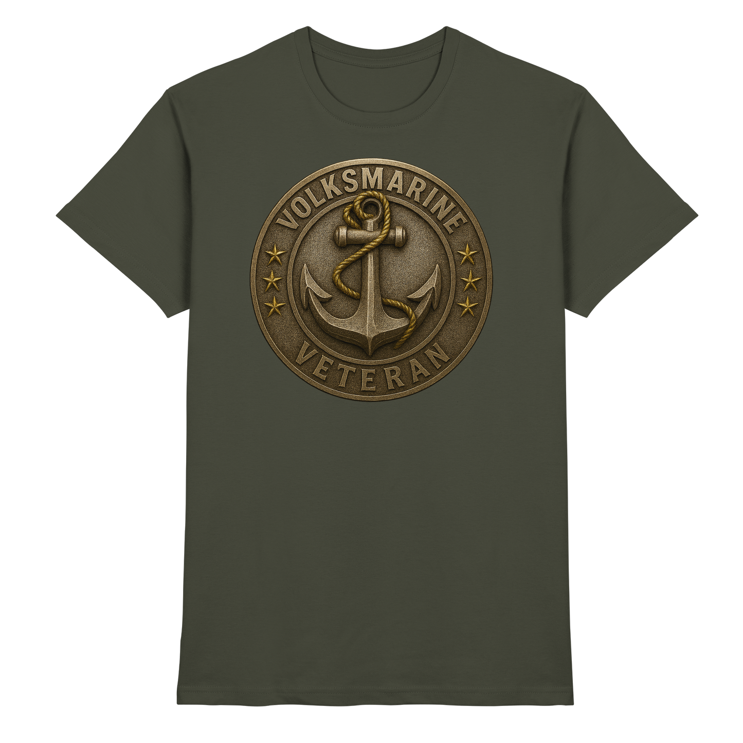 Volksmarine Veteran - Metalleffekt - Premium Shirt