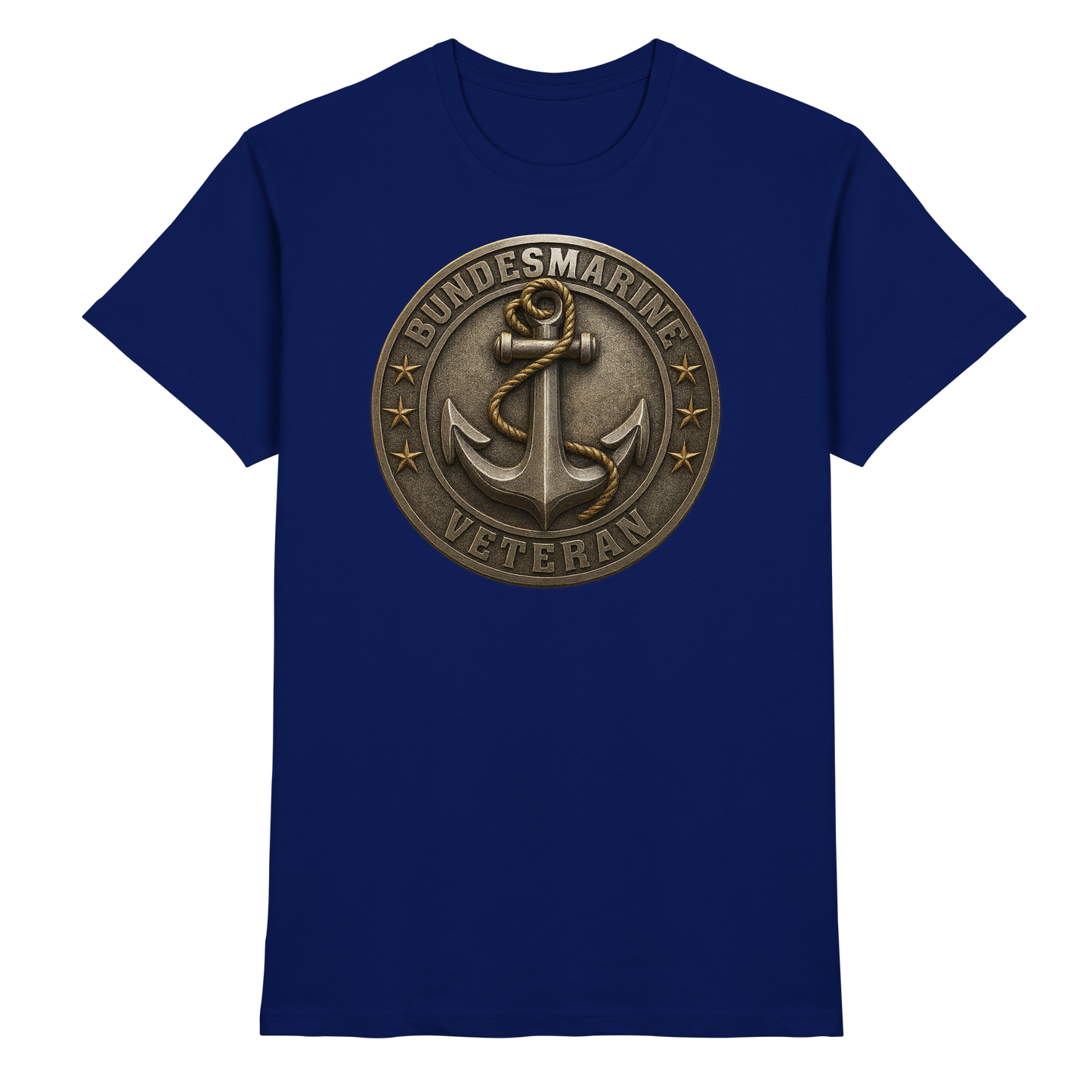 Logo BUNDESMARINE - Metalleffekt - Premium Shirt