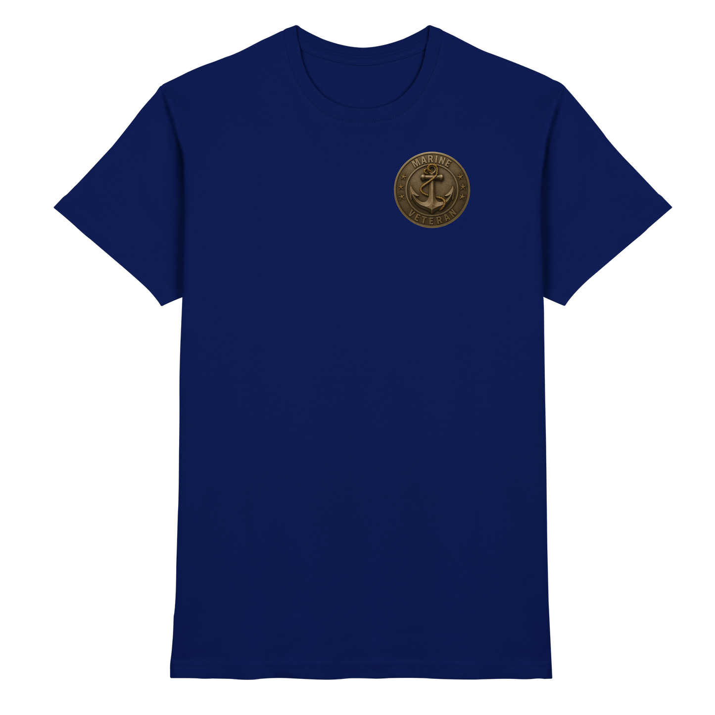 Marine Veteran - Metalleffekt - Premium Shirt