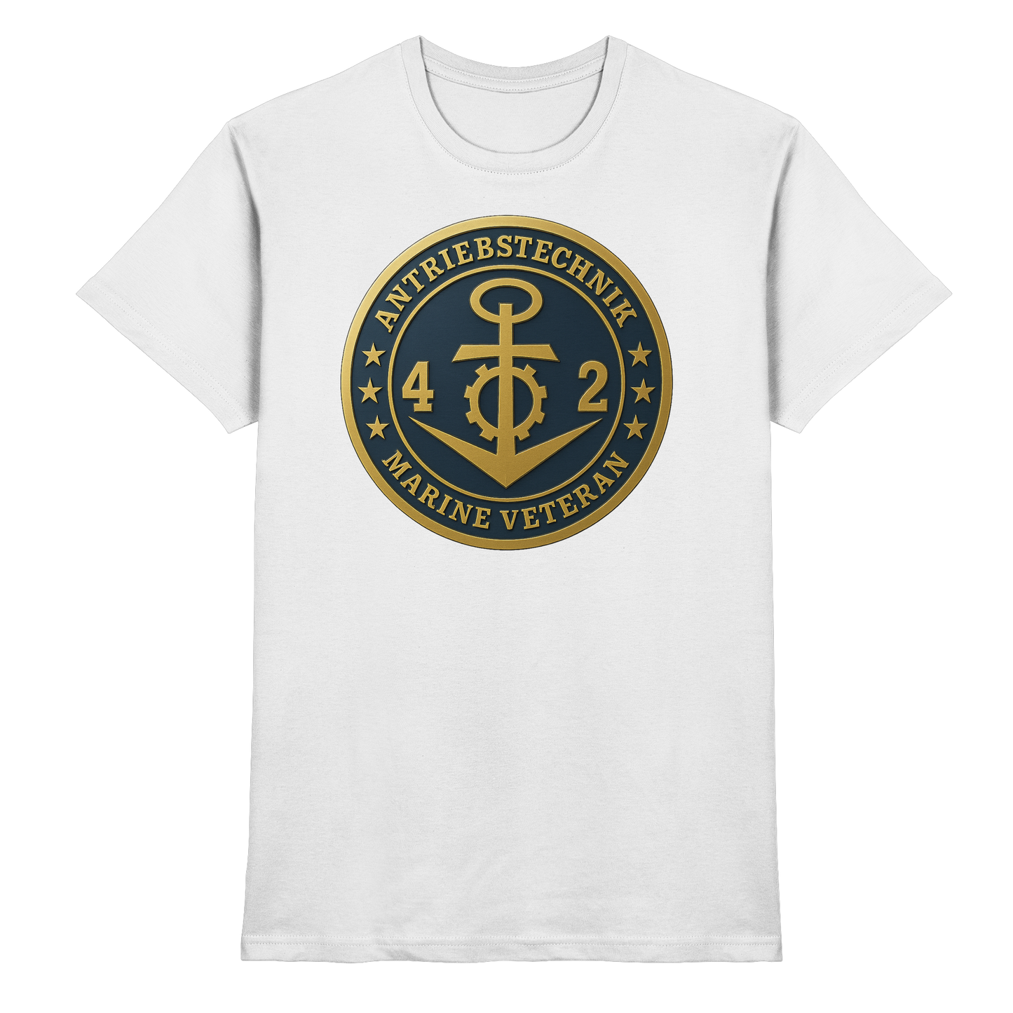 Marine Veteran 42er ANTRIEBSTECHNIK - Metalleffekt - Premium Shirt