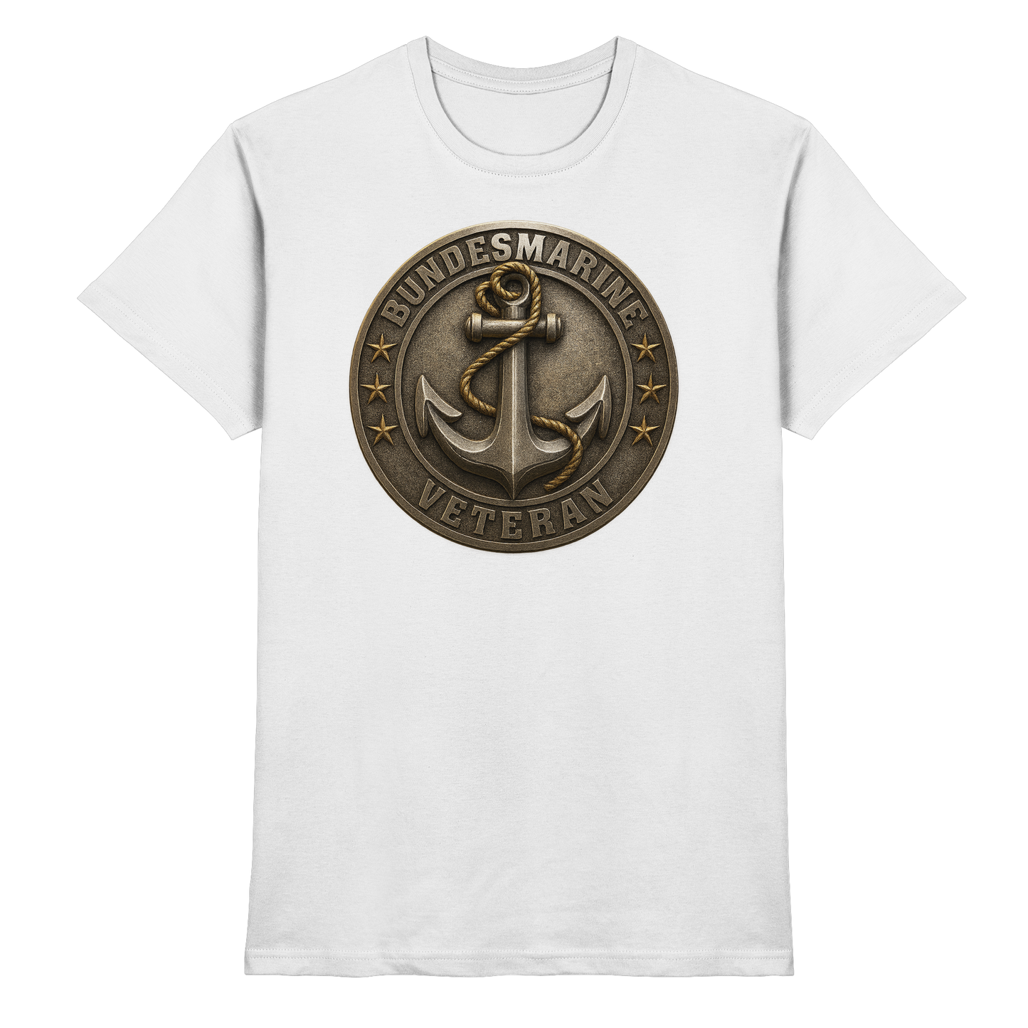 Logo BUNDESMARINE - Metalleffekt - Premium Shirt
