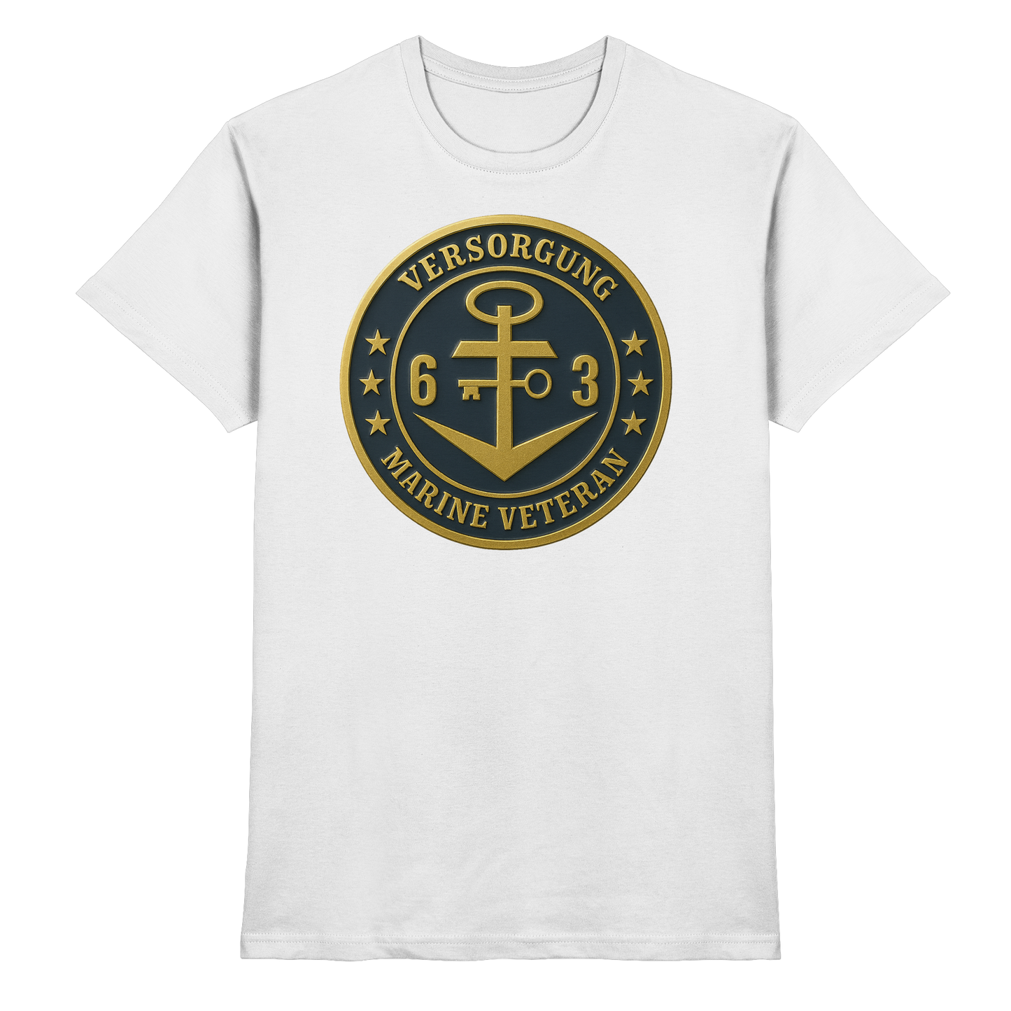 Marine Veteran 63er VERSORGUNG - Metalleffekt - Premium Shirt