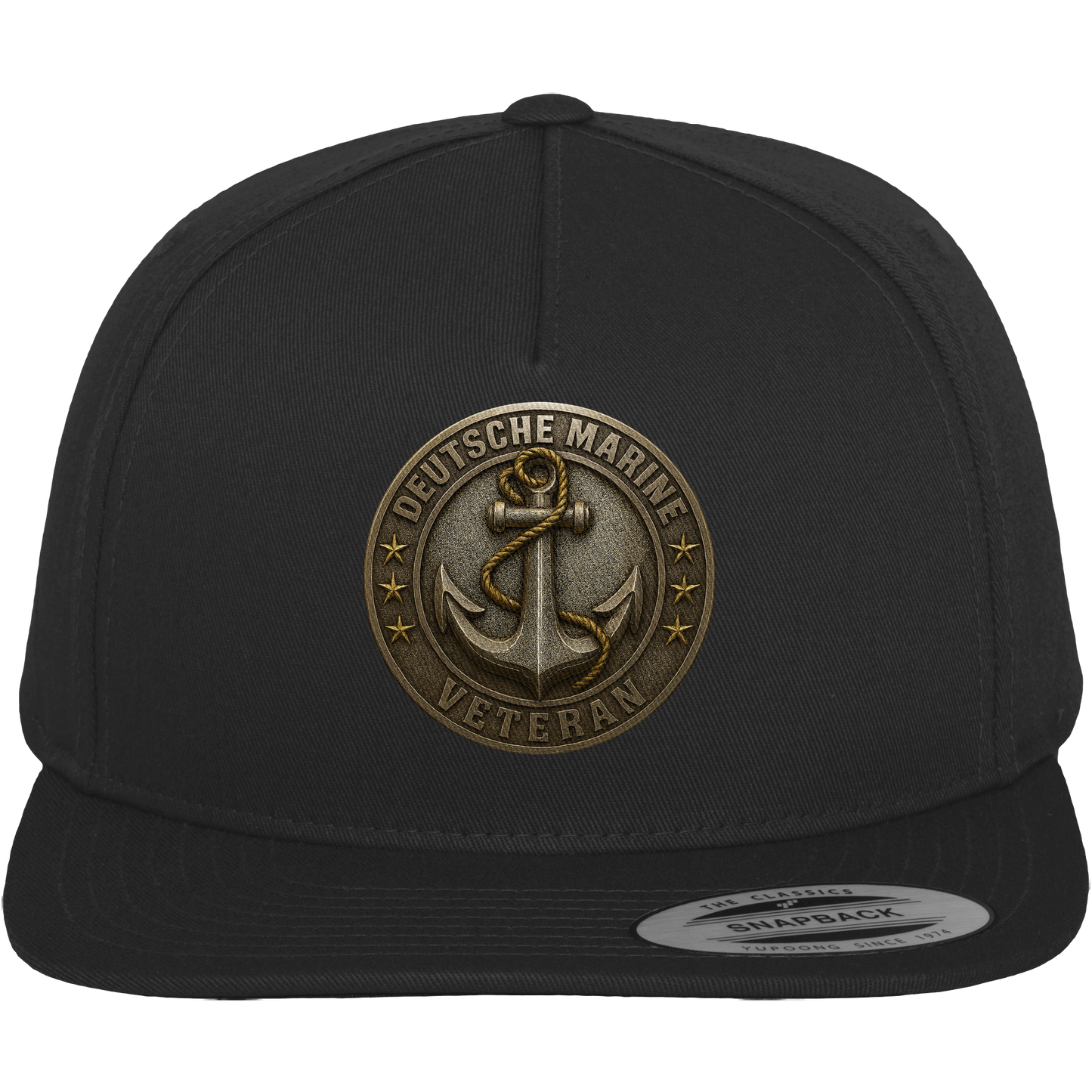 Deutsche Marine Veteran - Metalleffekt - Premium Snapback