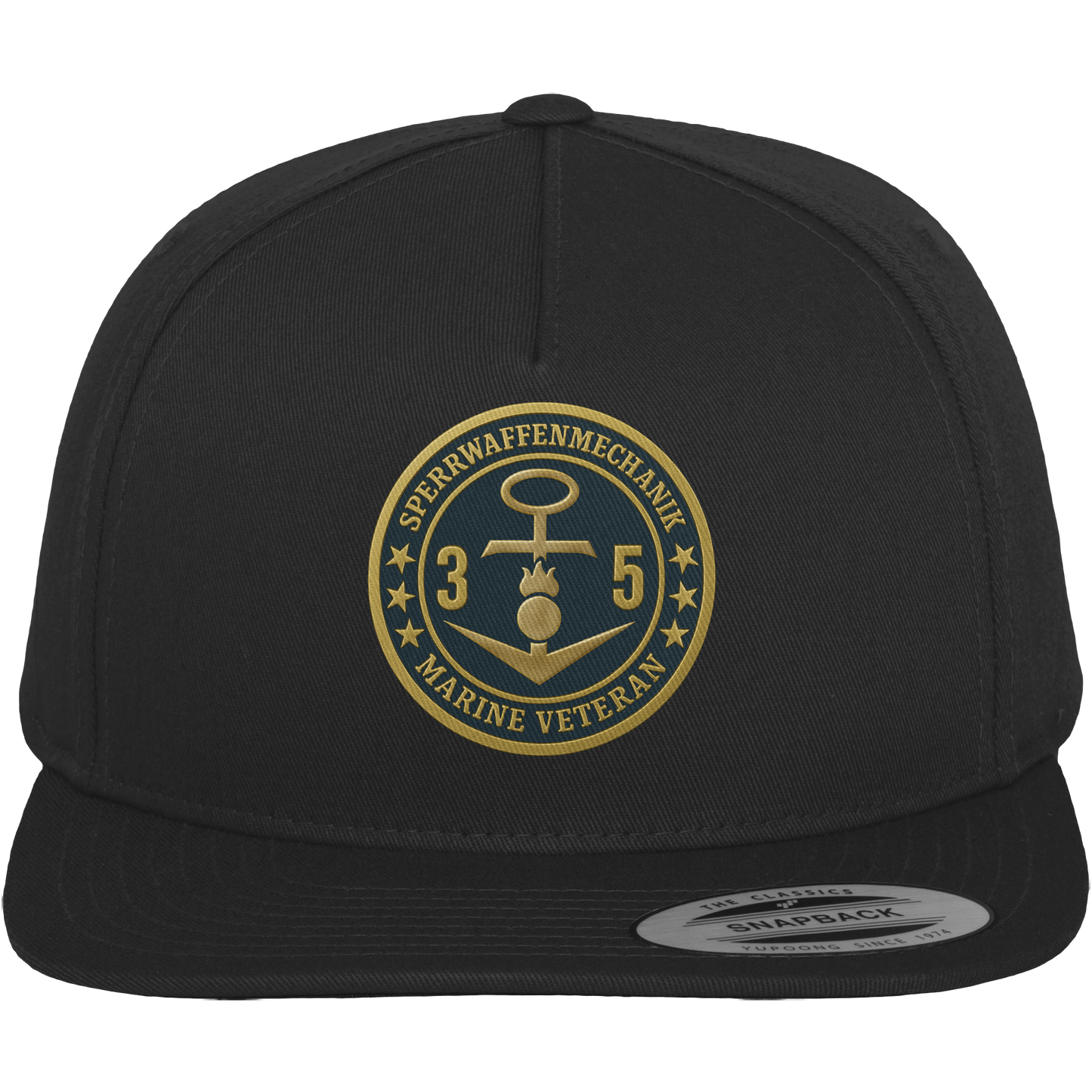 Marine Veteran 35er SPERRWAFFENMECHANIK - Metalleffekt - Premium Snapback