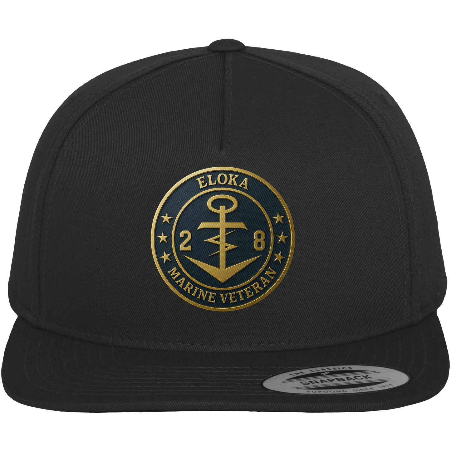 Marine Veteran 28er ELOKA - Metalleffekt - Premium Snapback