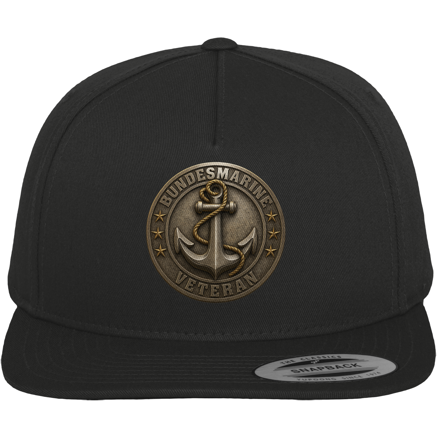 Logo BUNDESMARINE - Metalleffekt - Premium Snapback