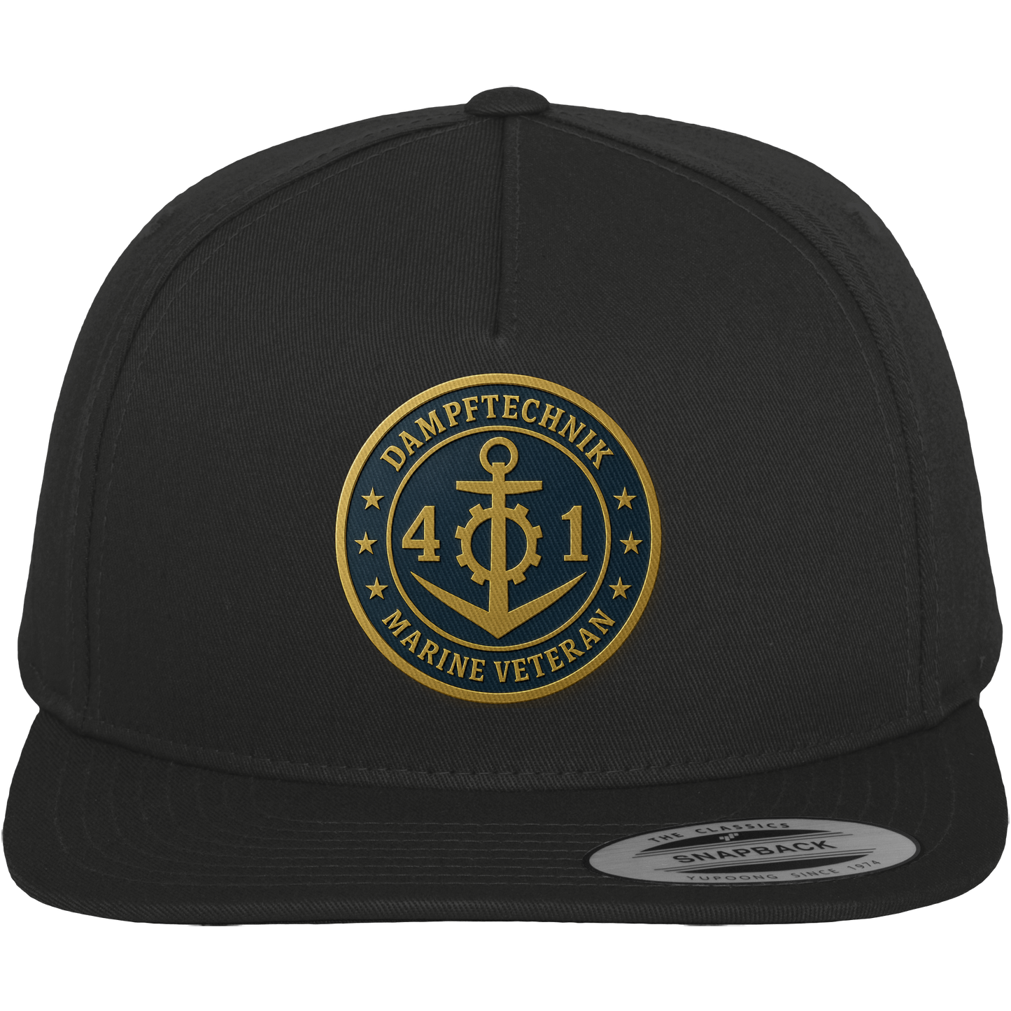 Marine Veteran 41er DAMPFTECHNIK - Metalleffekt - Premium Snapback
