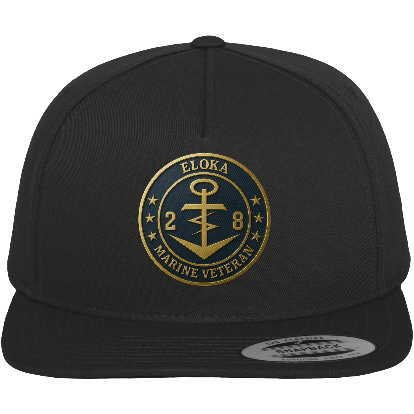 Marine Veteran 28er ELOKA - Metalleffekt - Premium Snapback