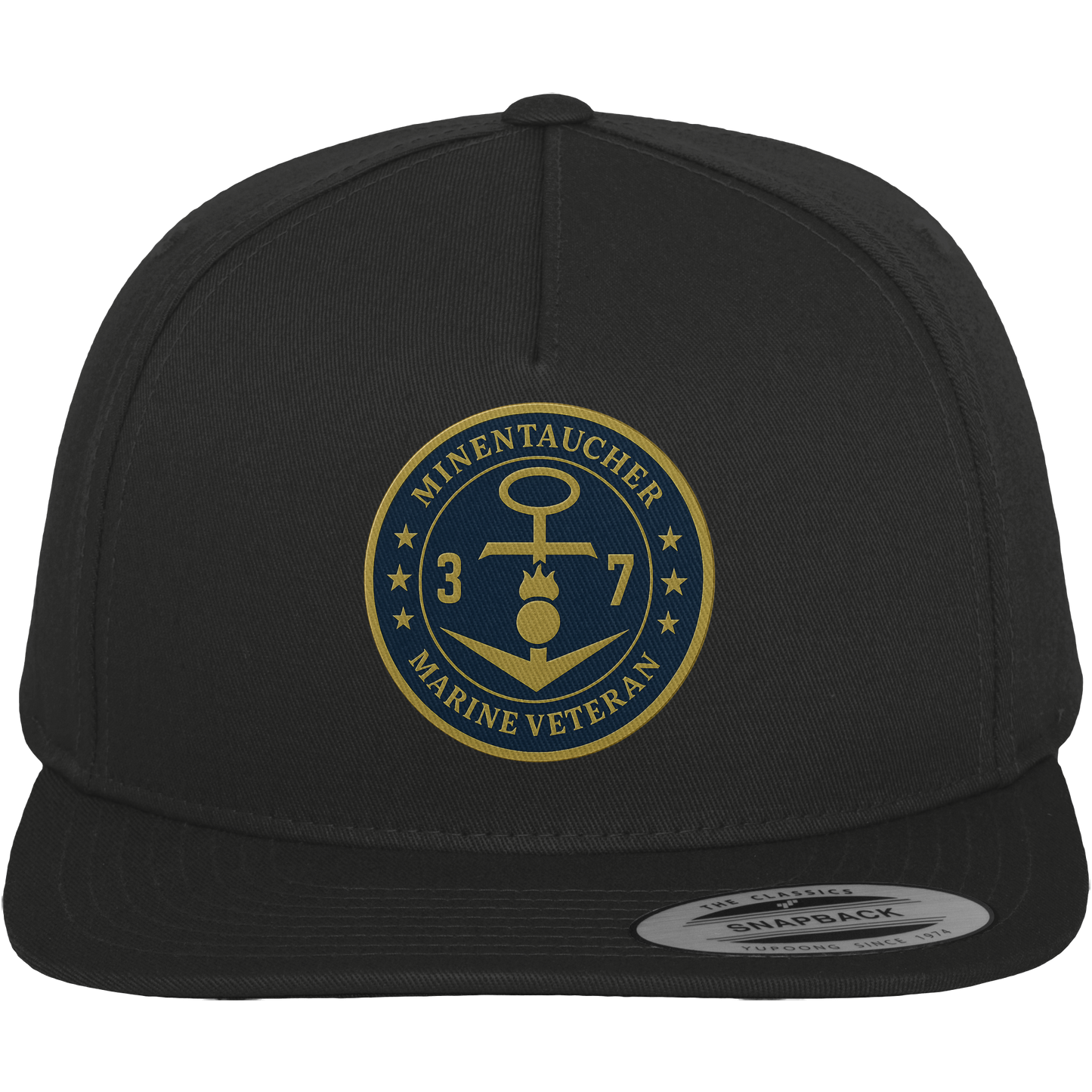 Marine Veteran 37er MINENTAUCHER - Metalleffekt - Premium Snapback