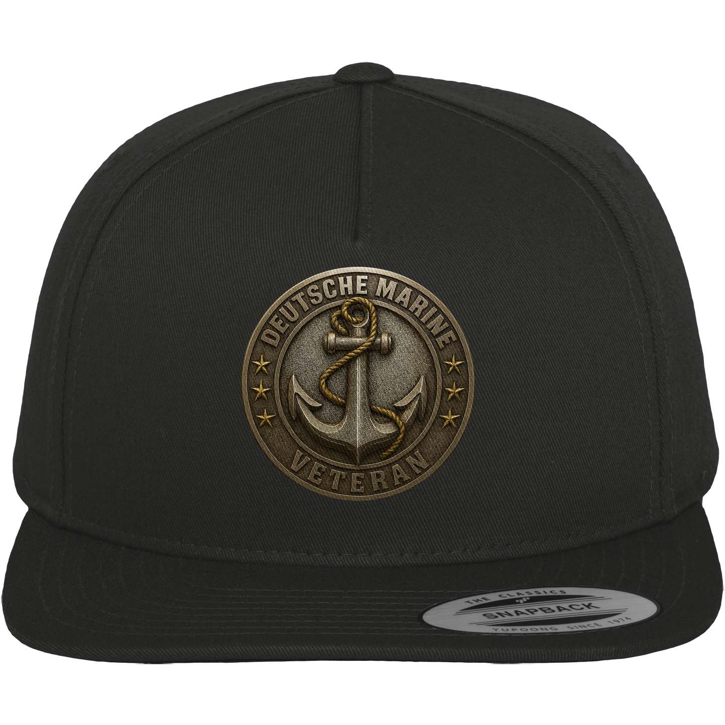 Deutsche Marine Veteran - Metalleffekt - Premium Snapback