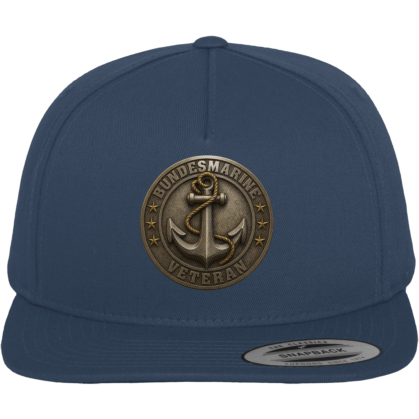 Logo BUNDESMARINE - Metalleffekt - Premium Snapback