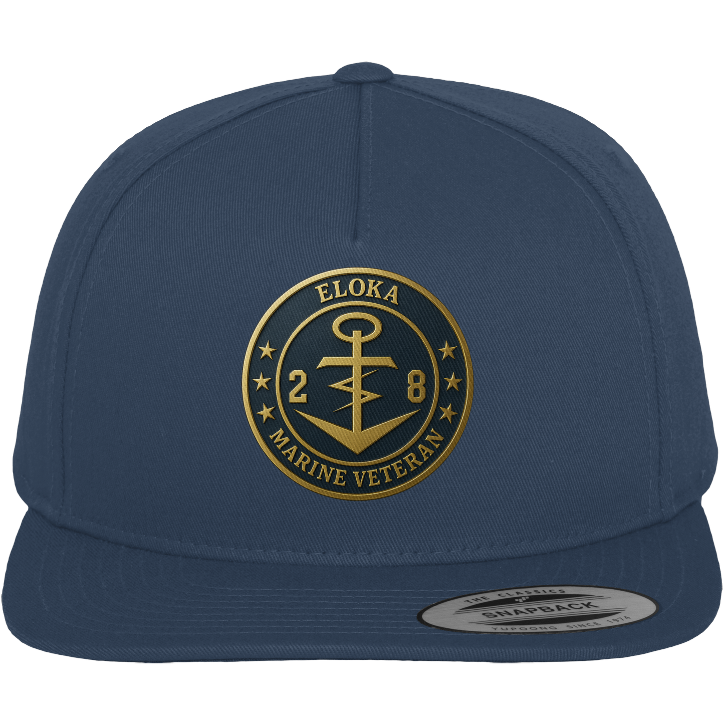 Marine Veteran 28er ELOKA - Metalleffekt - Premium Snapback