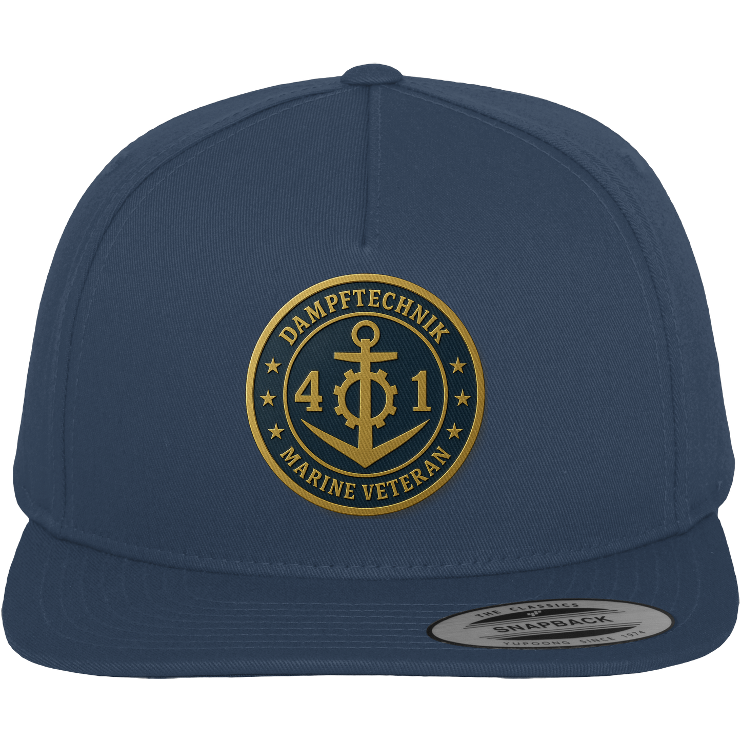 Marine Veteran 41er DAMPFTECHNIK - Metalleffekt - Premium Snapback