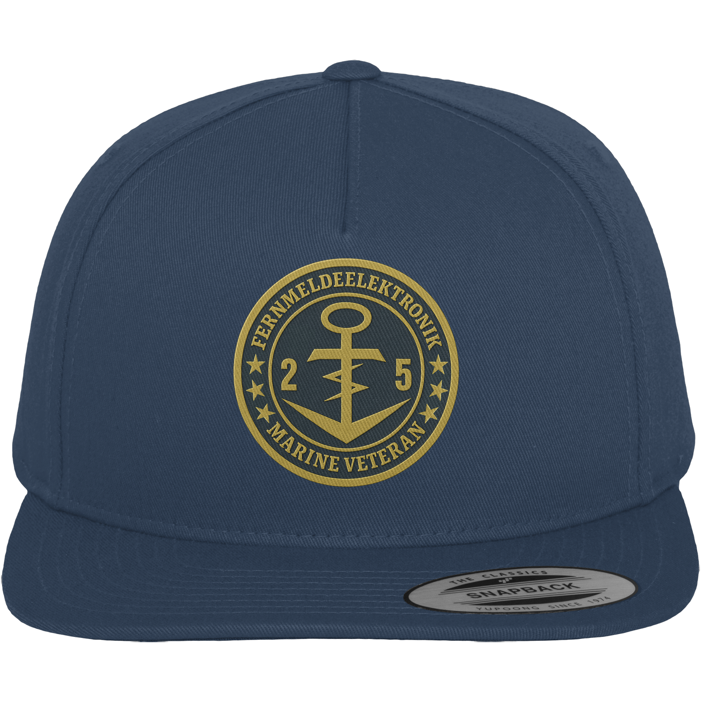 Marine Veteran 25er FERNMELDEELEKTRONIK- Metalleffekt - Premium Snapback