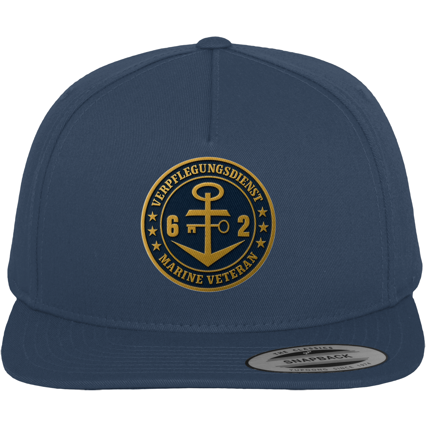 Marine Veteran 62er VERPFLEGUNGSDIENST - Metalleffekt - Premium Snapback